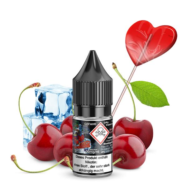 LÄDLA JUICE Volle Fresse Kirschlolli Ice Nikotinsalz Liquid 10 ml