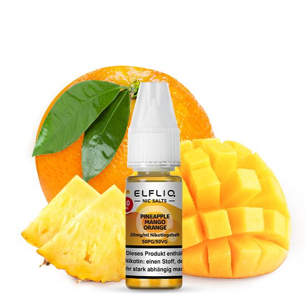 ELFBAR ELFLIQ Pineapple Mango Orange Nikotinsalz Liquid 10 ml