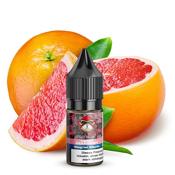 VAPEAPE Sweet Grapefruit Nikotinsalz Liquid 10 ml