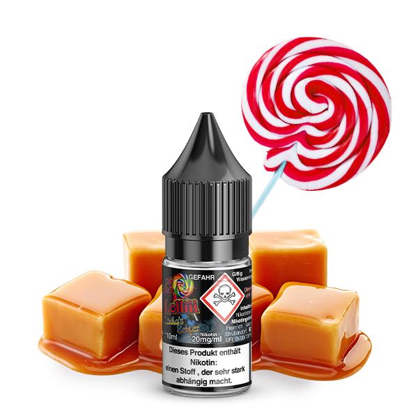 LÄDLA JUICE Volle Fresse Karamelsahne Nikotinsalz Liquid 10 ml