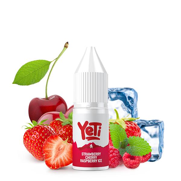 YETI SUMMIT Strawberry Cherry Raspberry Ice Nikotinsalz Liquid 10 ml