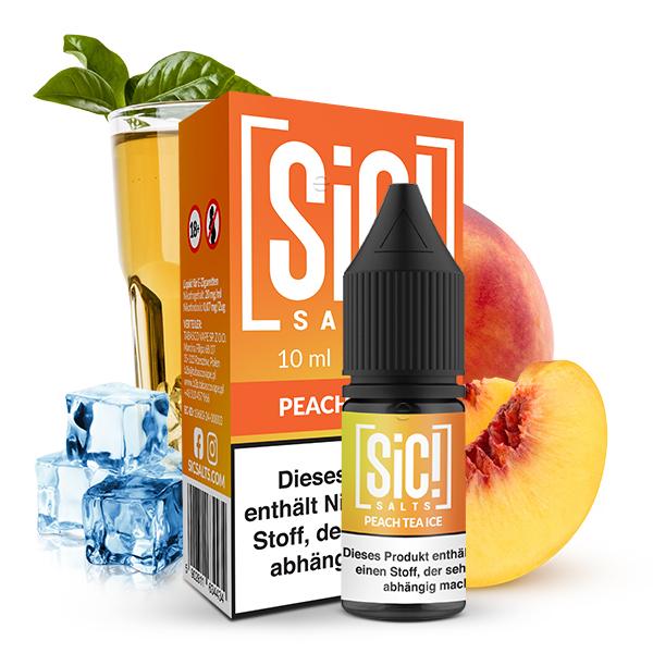 SIC! Peach Tea Ice Nikotinsalz Liquid 10 ml