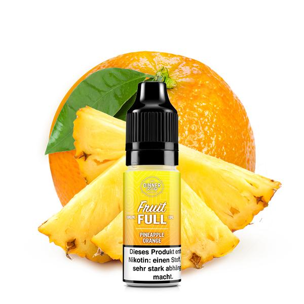 DINNER LADY FRUIT FULL Pineapple Orange Nikotinsalz Liquid 10 ml