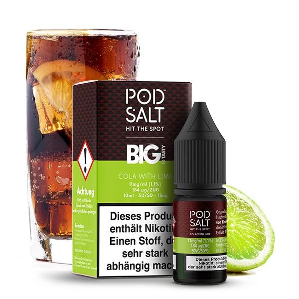 POD SALT FUSION Cola with Lime Nikotinsalz Liquid 10 ml