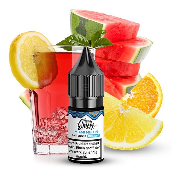 FLAVOUR SMOKE Miami Melon Nikotinsalz Liquid 10 ml