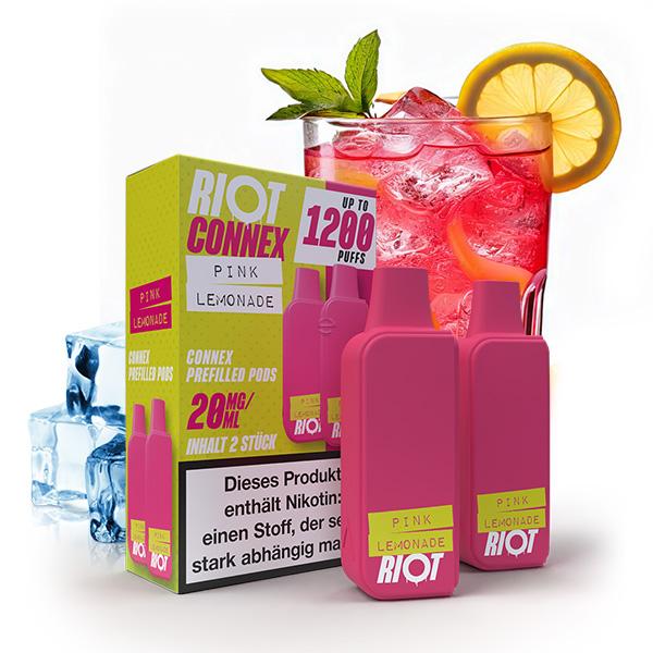 2x RIOT SQUAD Connex Pod - Pink Lemonade