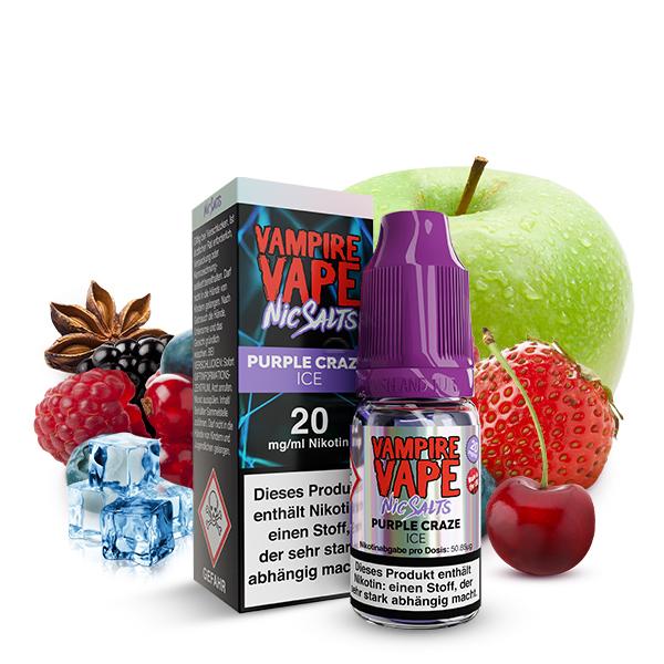 VAMPIRE VAPE Purple Craze Ice Nikotinsalz Liquid 10 ml