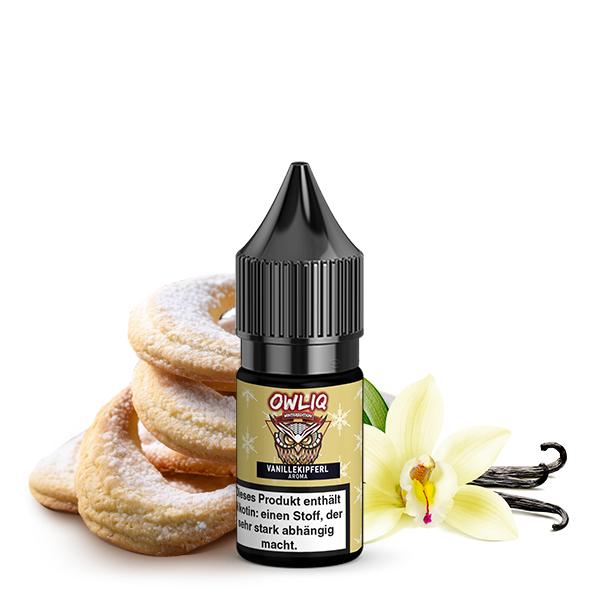 OWLIQ Weihnachtsedition Vanillekipferl Nikotinsalz Liquid 10 ml