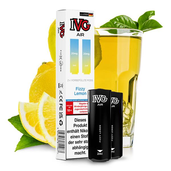 2x IVG Air Prefilled Pod - Fizzy Lemon