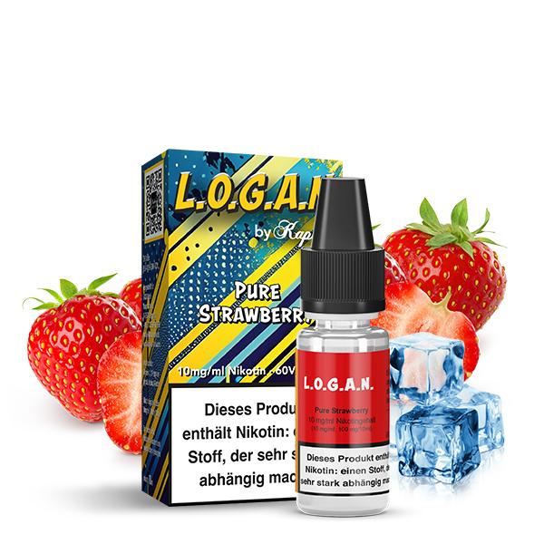 L.O.G.A.N. by Kapka&#039;s Flava Pure Strawberry Nikotinsalz Liquid 10ml