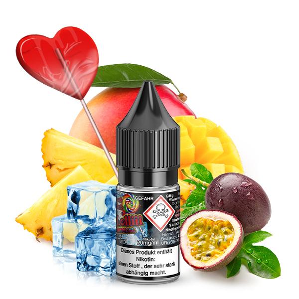 LÄDLA JUICE Volle Fresse Tropical Ice Nikotinsalz Liquid 10 ml