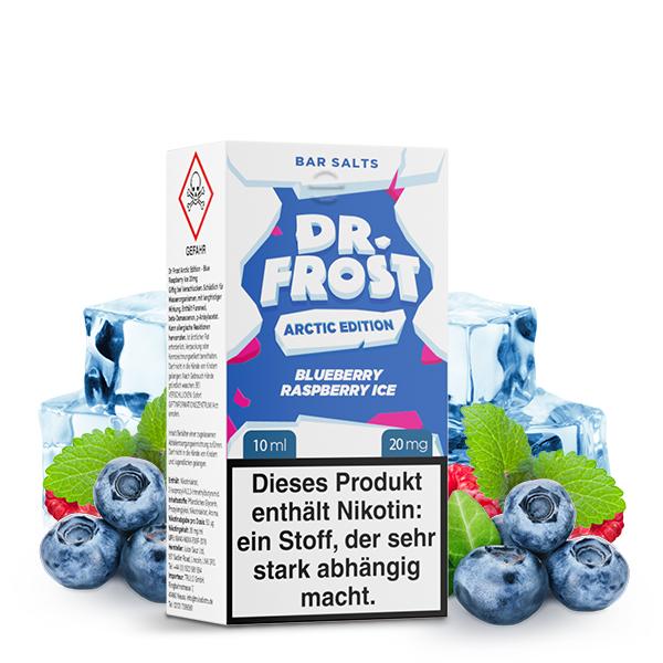 DR. FROST Arctic Edition Blueberry Raspberry Ice Nikotinsalz Liquid 10 ml