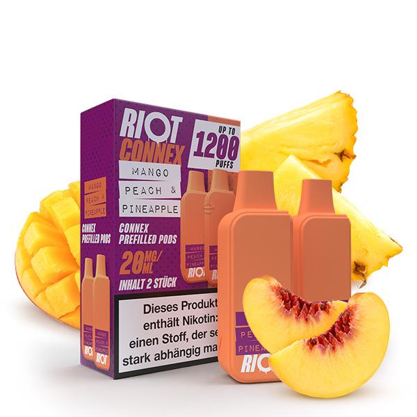 2x RIOT SQUAD Connex Pod - Mango Peach &amp; Pineapple