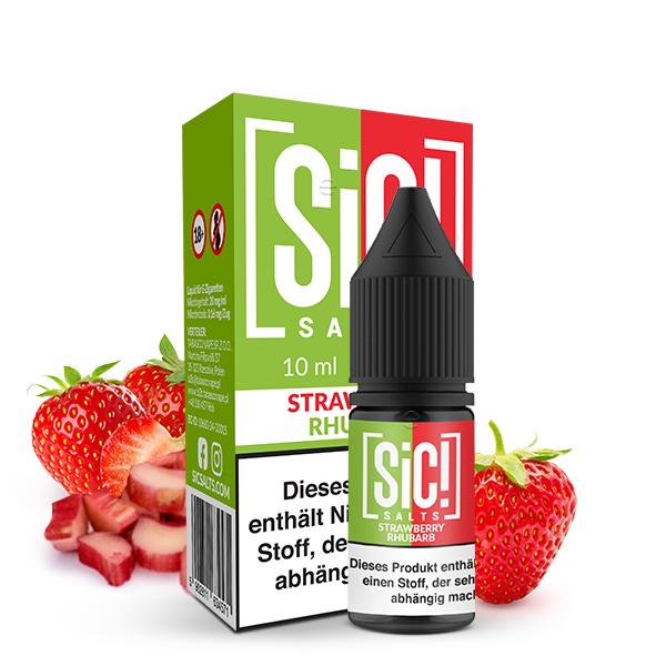 SIC! Strawberry Rhubarb Nikotinsalz Liquid 10 ml