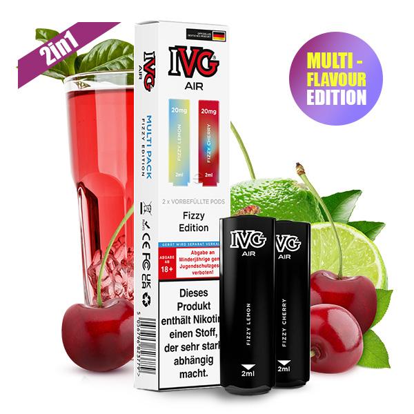 IVG Air Multi Flavour Prefilled Pods - Fizzy Edition