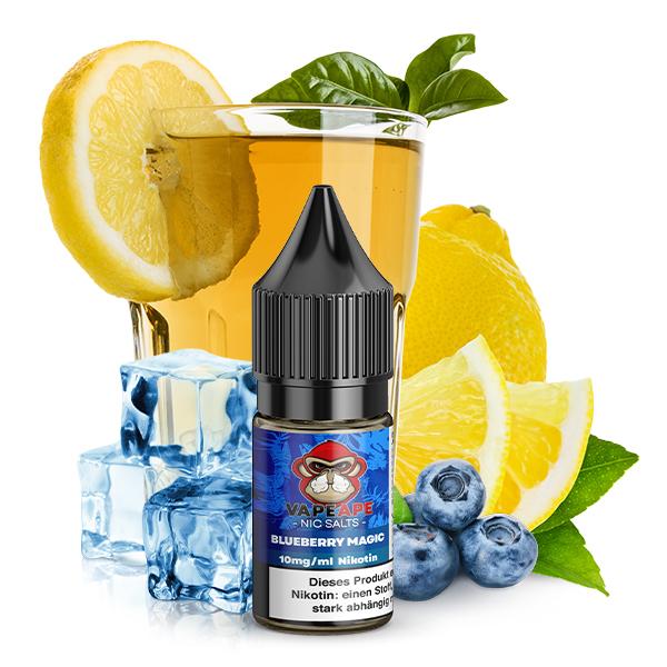 VAPEAPE Blueberry Magic Nikotinsalz Liquid 10 ml