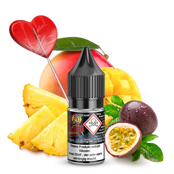 LÄDLA JUICE Volle Fresse Tropical Nikotinsalz Liquid 10 ml