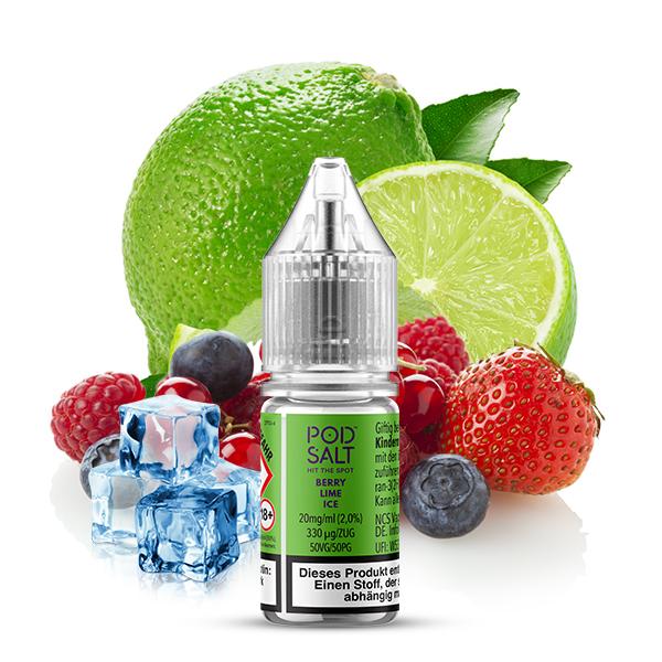 POD SALT XTRA Berry Lime Ice Nikotinsalz Liquid 10 ml