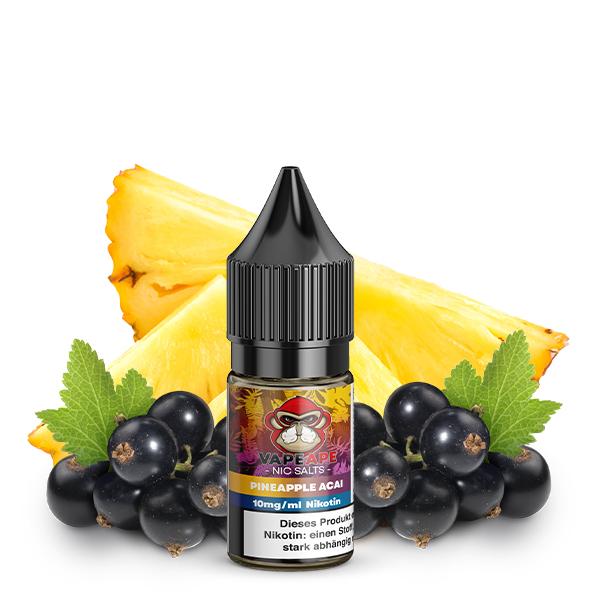 VAPEAPE Pineapple Acai Nikotinsalz Liquid 10 ml