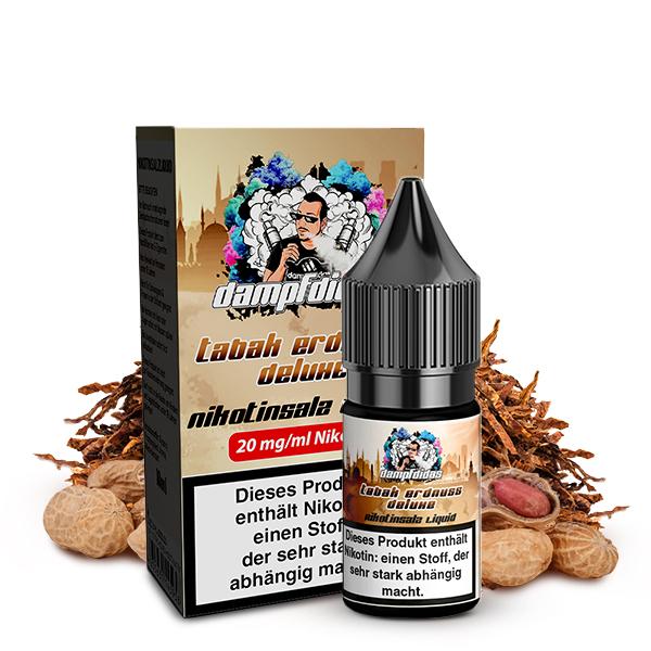 DAMPFDIDAS Tabak Erdnuss Deluxe Nikotinsalz Liquid 10 ml