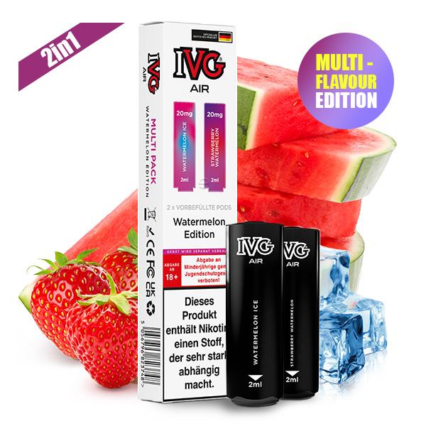 IVG Air Multi Flavour Prefilled Pods - Watermelon Edition