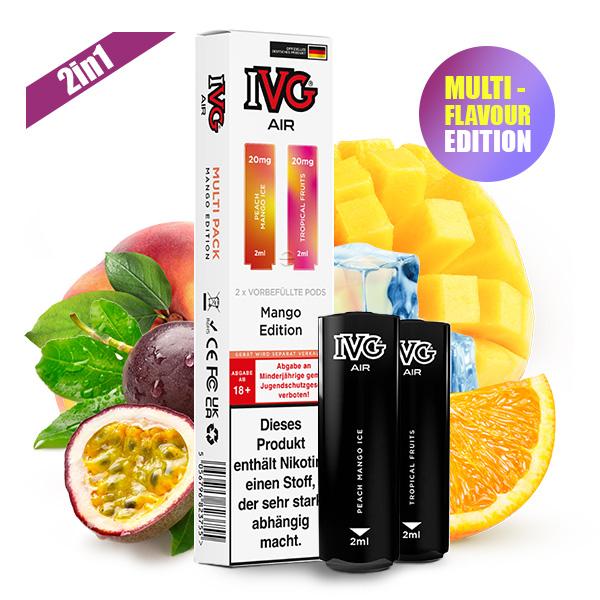 IVG Air Multi Flavour Prefilled Pods - Mango Edition