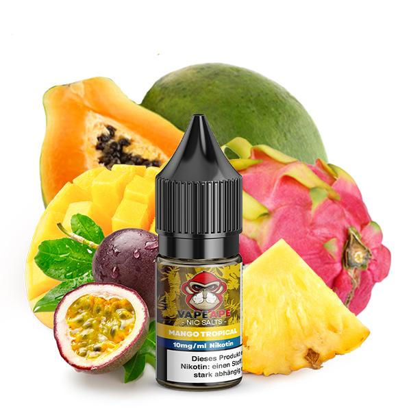 VAPEAPE Mango Tropical Nikotinsalz Liquid 10 ml