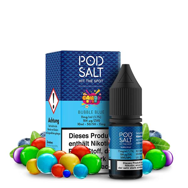 POD SALT FUSION Bubble Blue Nikotinsalz Liquid 10 ml