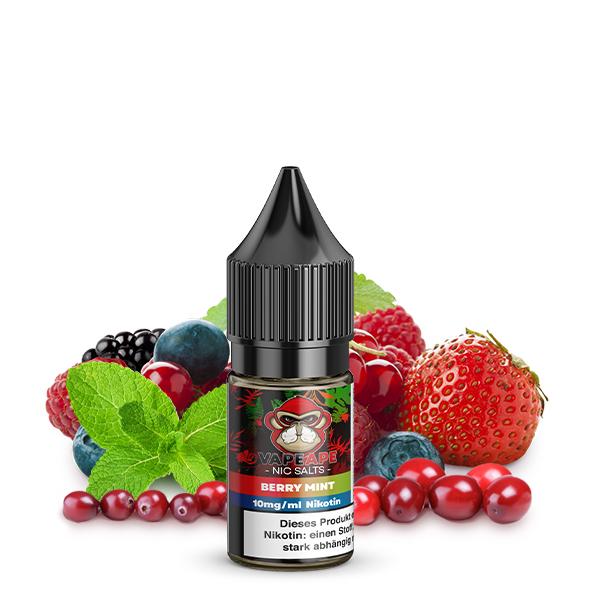 VAPEAPE Berry Mint Nikotinsalz Liquid 10 ml