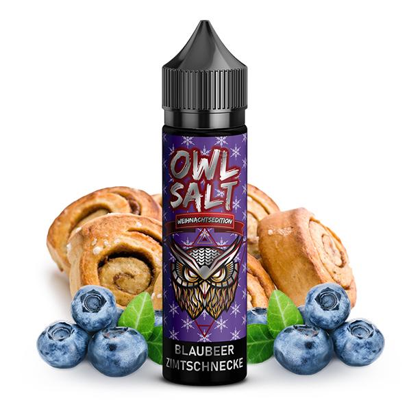 OWL SALT Weihnachtsedition Blaubeer Zimtschnecke Aroma 10ml