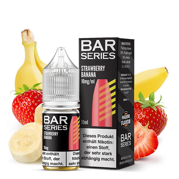 BAR SERIES Strawberry Banana Nikotinsalz Liquid 10 ml