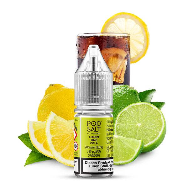 POD SALT XTRA Lemon Lime Cola Nikotinsalz Liquid 10 ml